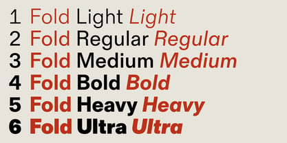 Fold Grotesque Font Poster 2